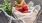 a bicycle with a basket full of vegetables